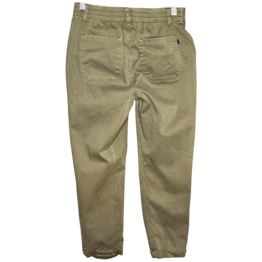 GAP Chino Pants Relaxed Fit Casual Comfortable Stretch Olive Green Womens Size 4